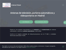 Tablet Screenshot of antenas-parisat-madrid.com